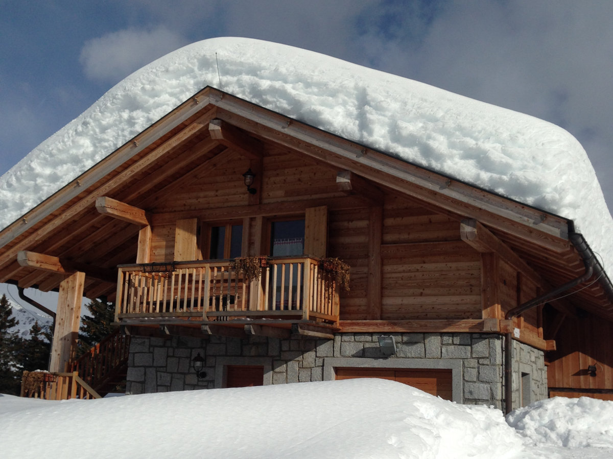 Malga cioca realizzata in larice Carpenteria Ghezzi